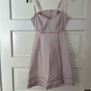 Rare La Perla red stripe dress